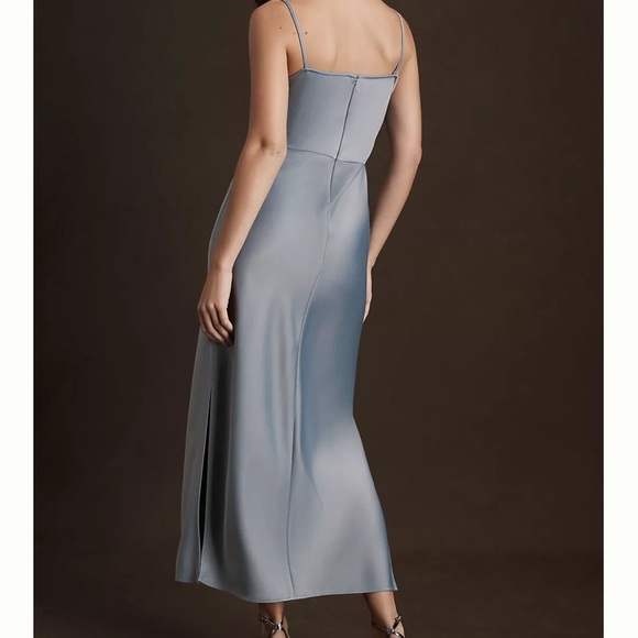 BHLDN Cali Satin Charmeuse Midi Dress - Picture 11 of 14